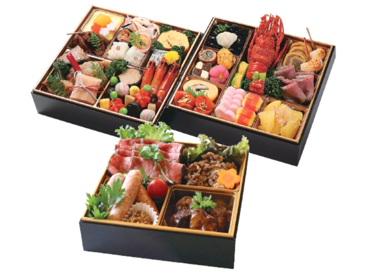 料亭 大友楼の金沢の祝膳 三段重