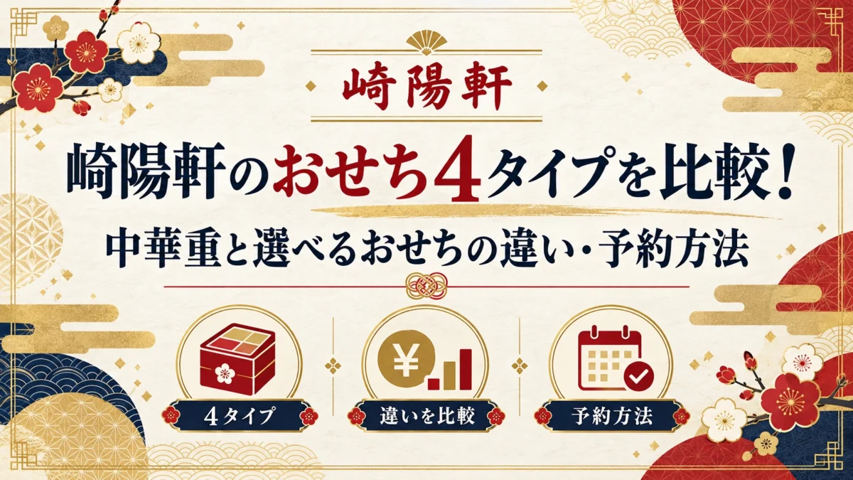 崎陽軒のおせちを比較