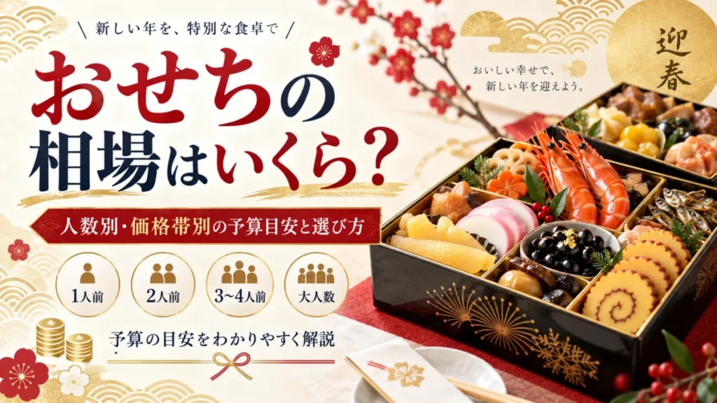 おせちの相場はいくら？