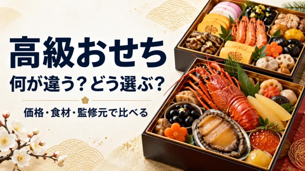 高級おせちは何が違う？